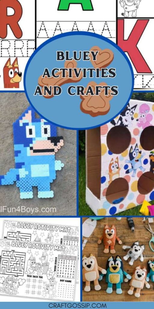 Bluey Activities and Crafts – cybercraftworks