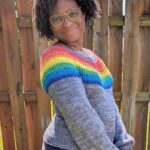 Knit a Rainbow on Your Sweater – Knitting – cybercraftworks