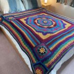 Free Pattern – Mandala Blanket – Crochet – cybercraftworks