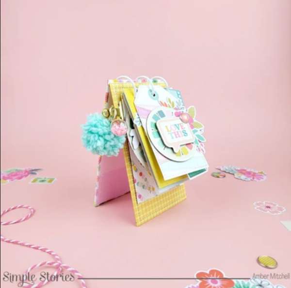 Summer Tag Mini Scrapbook Album – Scrap Booking – cybercraftworks