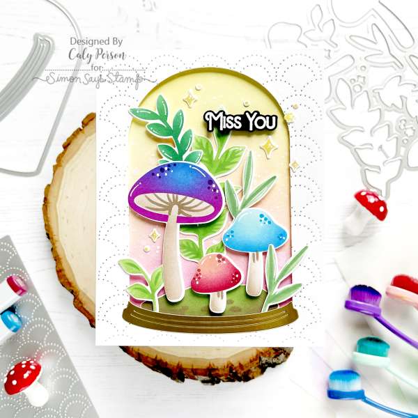 12 Mushroom Card Ideas with Stamps, Stencils and Dies – Stamping – cybercraftworks