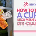 How to Make a Curly Deco Mesh Wreath? DIY Crafting – BBCrafts.com – cybercraftworks