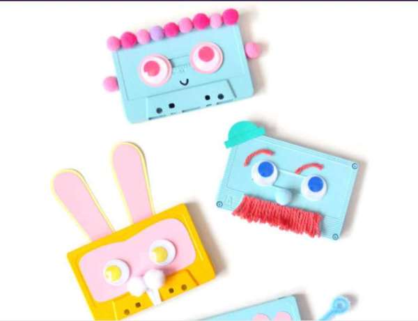 Recycled cassette tapes are great for all sorts of new projects – Recycled Crafts – cybercraftworks