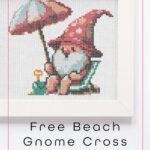 Beach Gnome Cross Stitch Pattern – Cross-Stitch – cybercraftworks