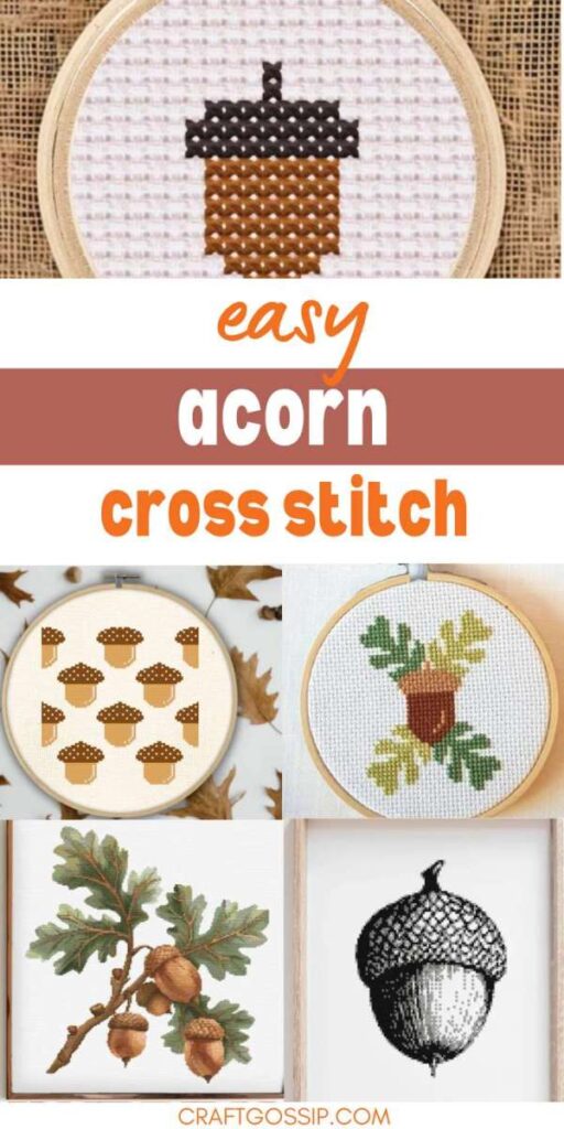 Acorn Cross Stitch Patterns – Cross-Stitch – cybercraftworks