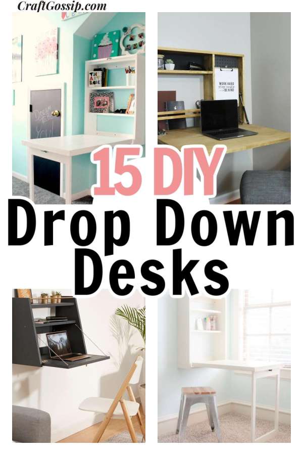 15 Drop Down Desks You Can Make At Home To Save Space – Home and Garden – cybercraftworks