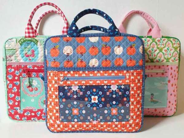 Sunday Spotlight – Fair and Square Quilted Bag Pattern – Quilting – cybercraftworks