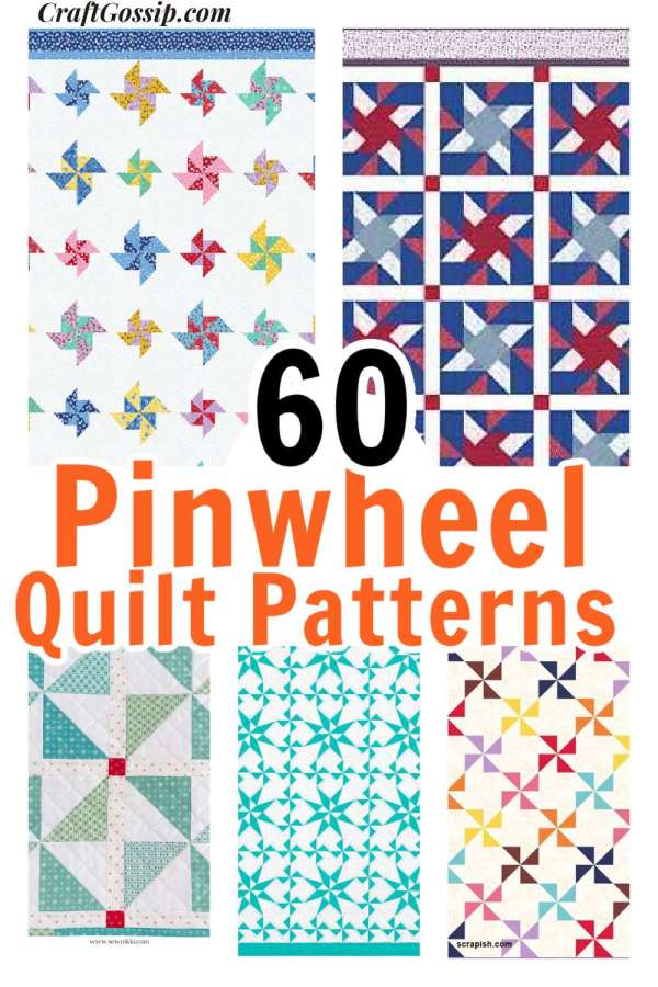 The Complete List Of 60 Pinwheel Quilt Patterns To Download – Quilting – cybercraftworks