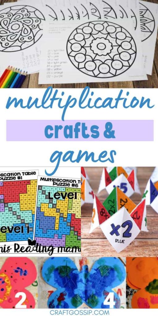 Make Multiplication Fun with Crafts and Games – Lesson Plans – cybercraftworks