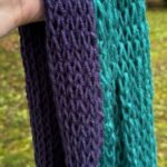 Make a Drop Stitch Scarf with a Circular Knitting Machine – Knitting – cybercraftworks