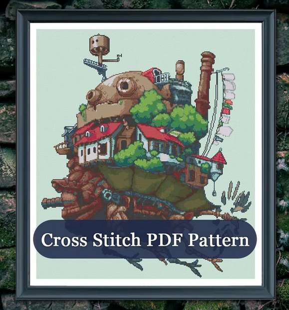 Ruby Red Thread Design – Cross-Stitch – cybercraftworks