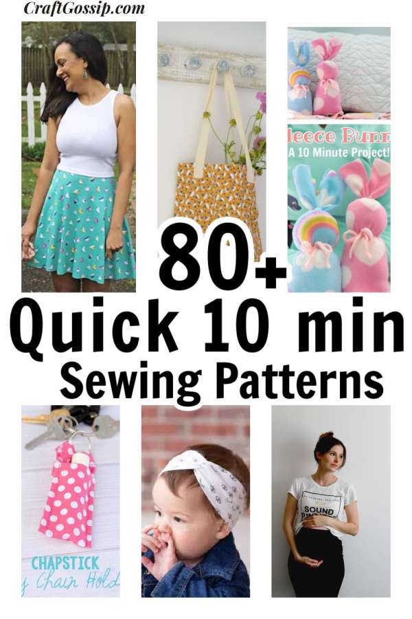 Discover Over 80 10-Minute Sewing Patterns for Instant DIY Gratification – Craft Gossip – cybercraftworks